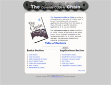 Tablet Screenshot of chain-guide.com
